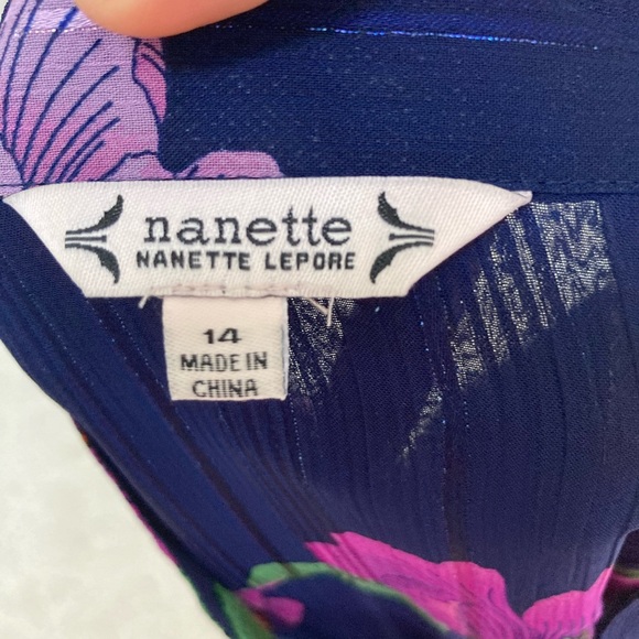 Flowery Dress Size 14, New without tag - Picture 6 of 7